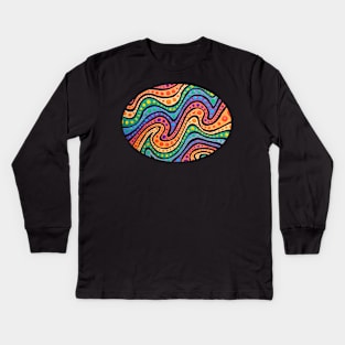 Taste the Rainbow Kids Long Sleeve T-Shirt